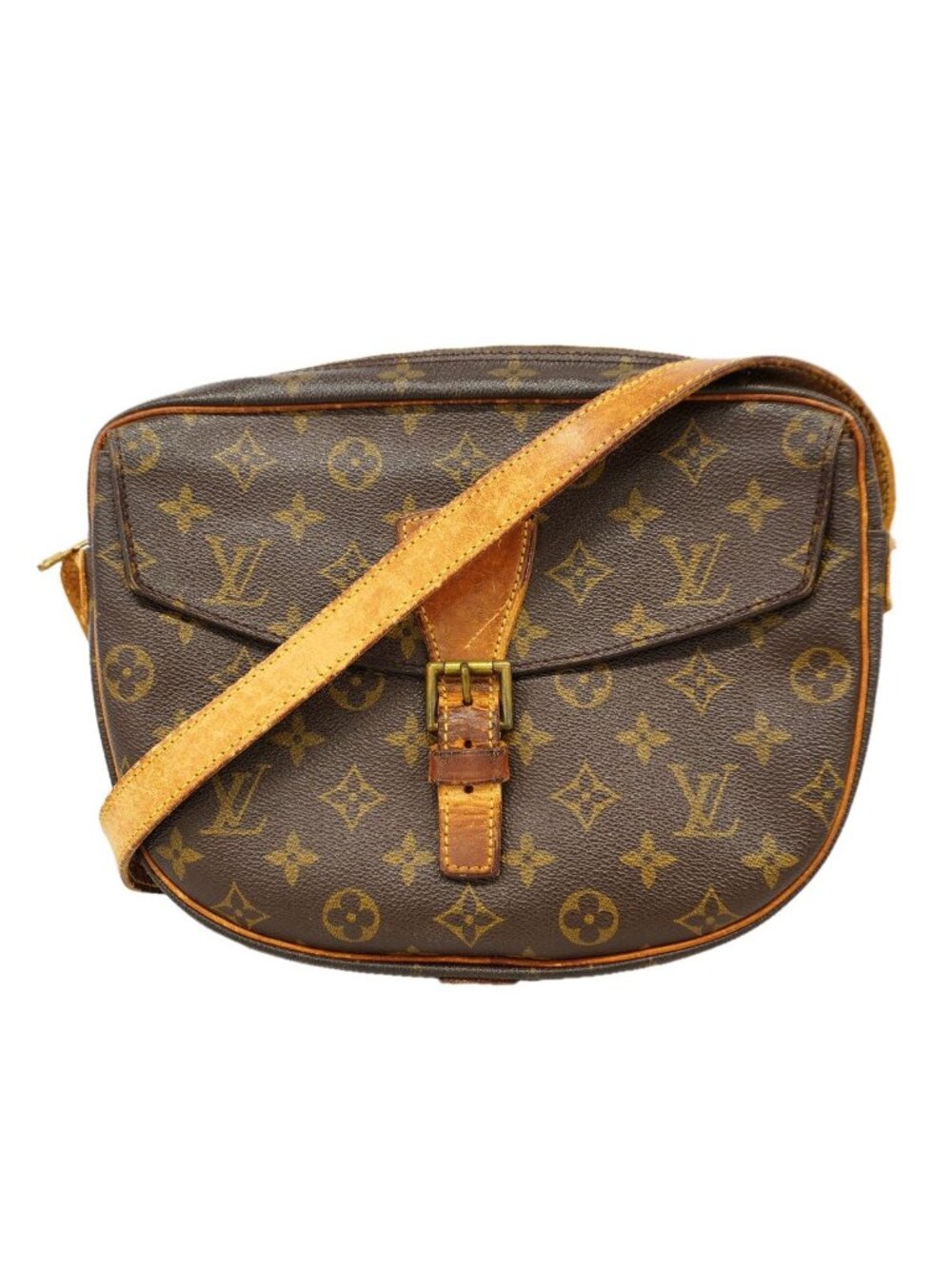Louis Vuitton Shoulder Bag Monogram Jeune Fille GM Brown